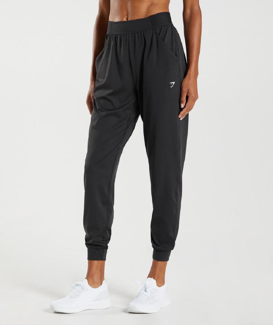 Pantalones Jogger Gymshark Entrenamiento Performance Mujer Negras | CO 2624SGL